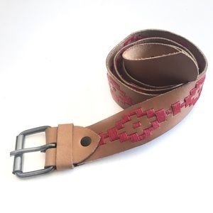 Vintage anthropology Free people belt leather